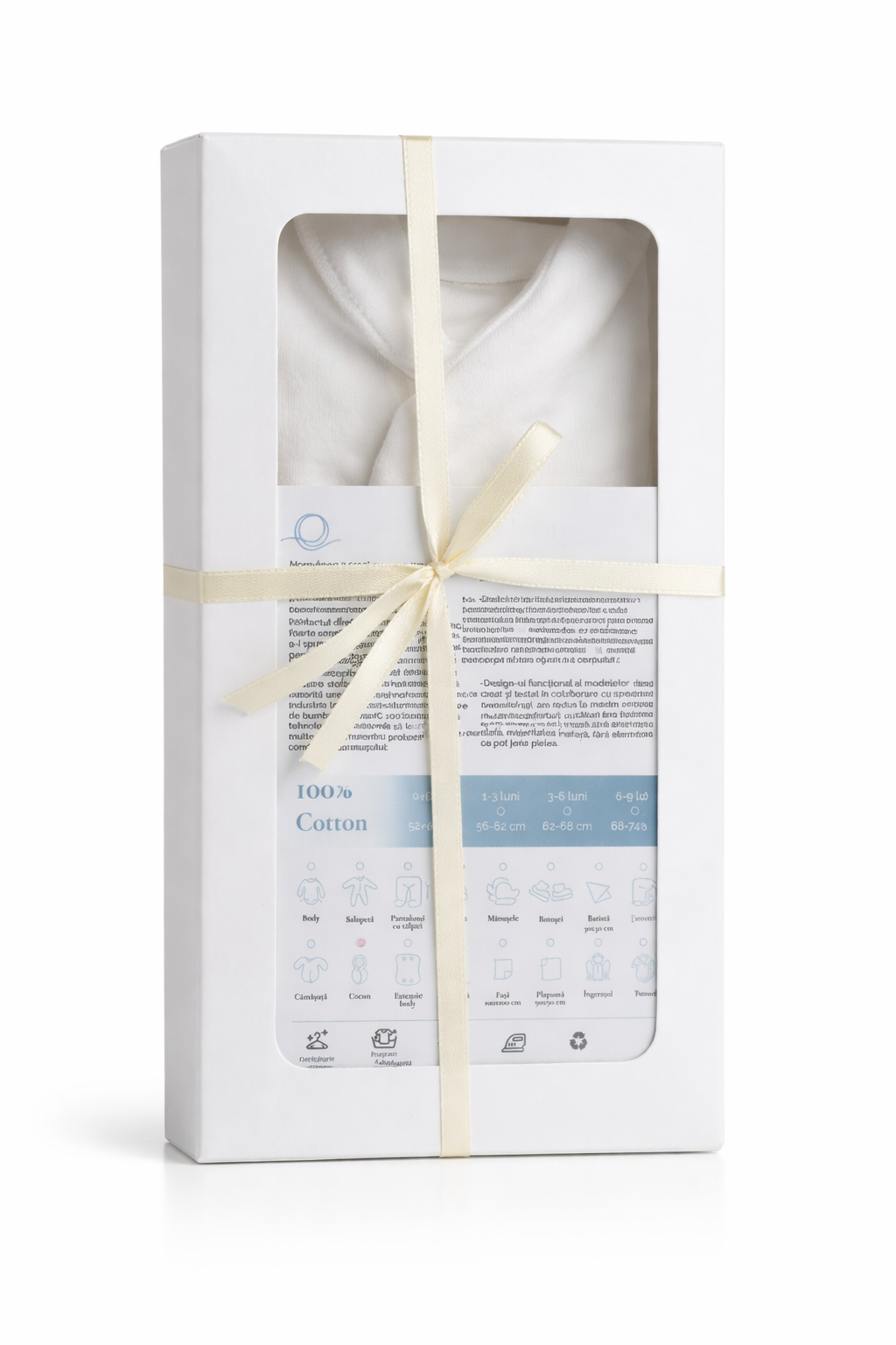 Set Cadou Nou-Născut Momykeep 0-2 luni – Bumbac Organic 1 Set Cadou Nou-Născut Momykeep