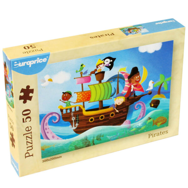 Puzzle Nava Piraților 50 Piese